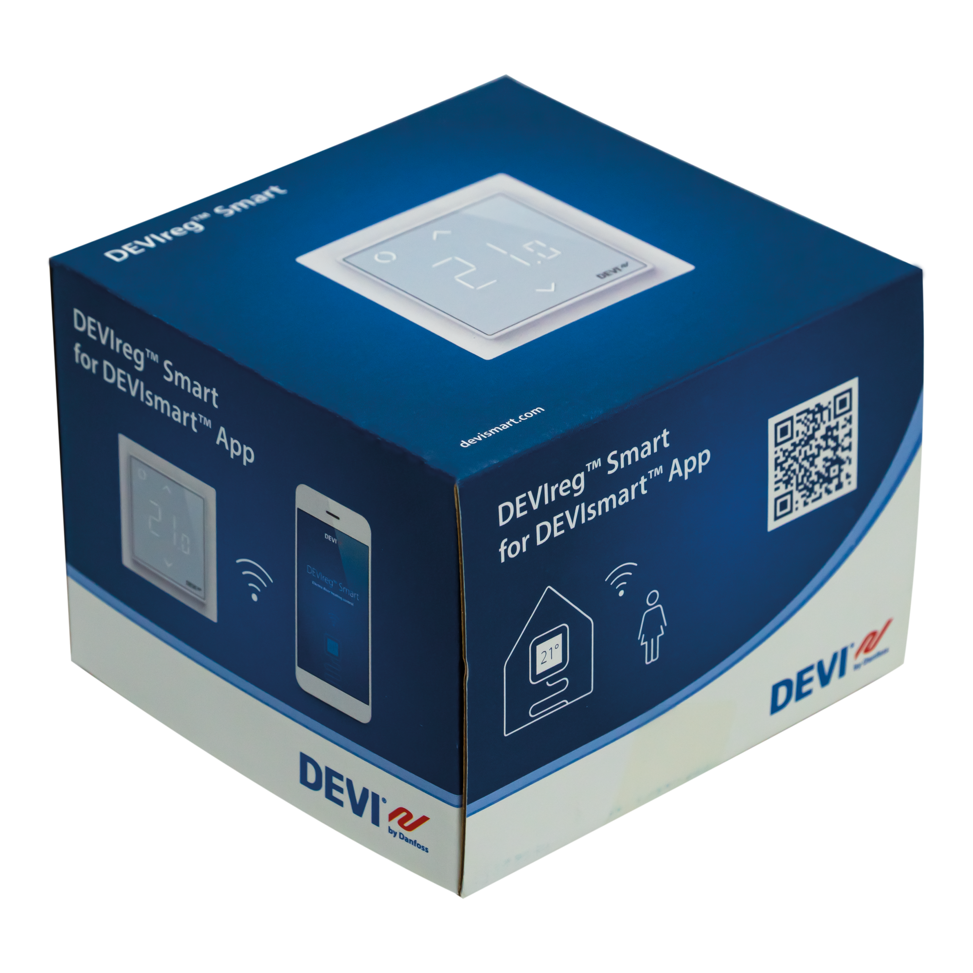 Терморегулятор для теплої підлоги DEVIreg™ Smart - Білий