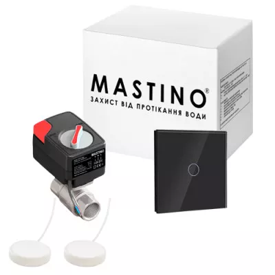 Система захисту від протікання води Mastino TS2 3/4 Light black