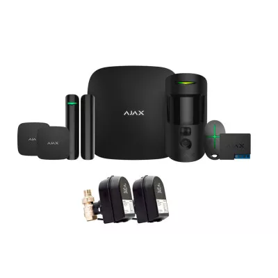 ef145880-2a88-11ef-acbd-a85e453e1710.png Ajax StarterKit CAM + LeaksProtect (2шт) + WallSwitch + кран з електроприводом Honeywell 220 DUO ДУ3