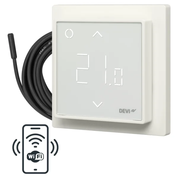 Терморегулятор для теплої підлоги DEVIreg™ Smart - Білий