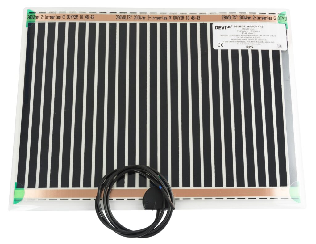 Нагрівальна плівка для зеркал Devifoil Mirror 41.0x52.4 см