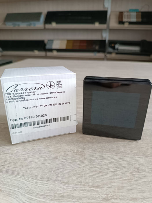 Термостат для конвектора Carrera FT 09 - 24 DC black