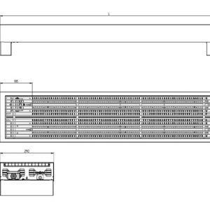 Напольний електричний конвектор Carrera FR2HE-1250