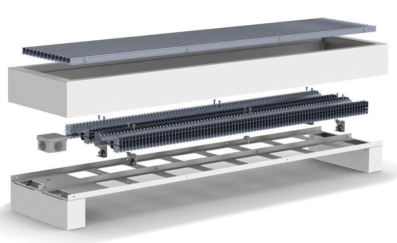 Напольний електричний конвектор Carrera FR2HE-1500