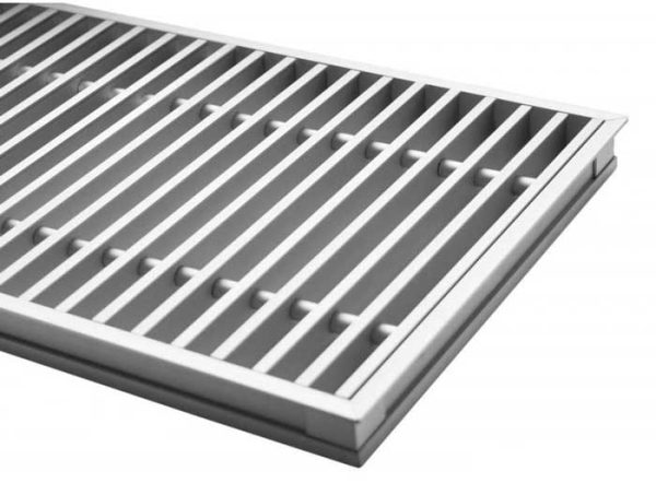 Решітка з рамкою S 200/1250 (рамка ZN + поперечна решітка)