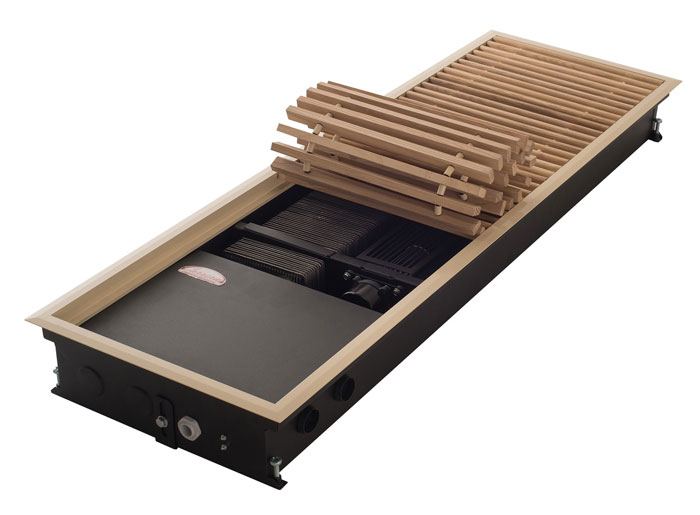 Решітка з рамкою S 280/2500 (рамка ZN + дерев'яна решітка WR)