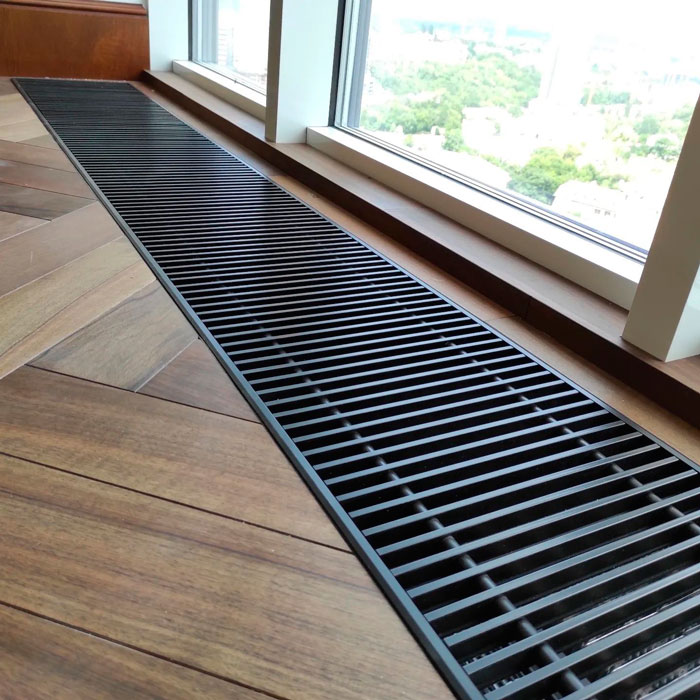 Решітка з рамкою S 230/3000 (рамка ZN + поперечна решітка)