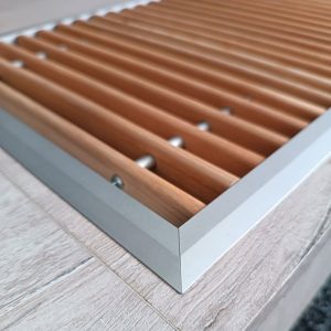 Решітка з рамкою S 230/1000 (рамка ZN + дерев'яна решітка WR)