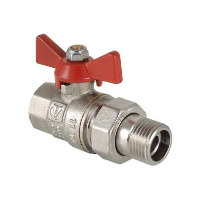 Кран кульовий с американкою Valtec VT.227 1/2"