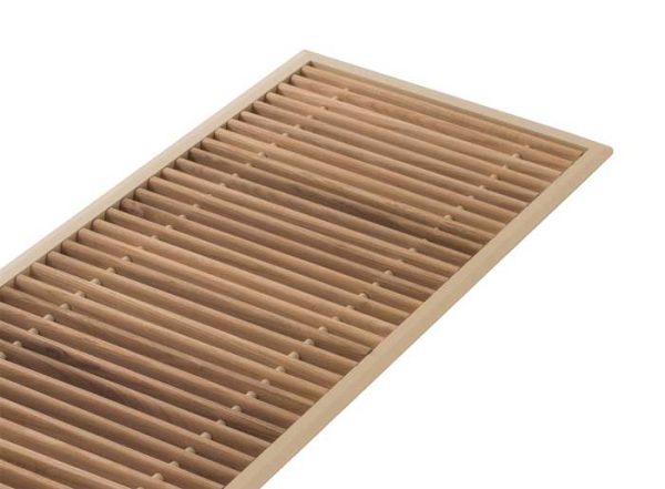 Решітка з рамкою S 280/1750 (рамка ZN + дерев'яна решітка WR)