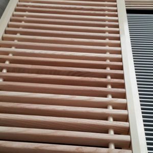 Решітка з рамкою S 230/1000 (рамка ZN + дерев'яна решітка WR)