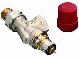 Термостатичний осьовий клапан Danfoss