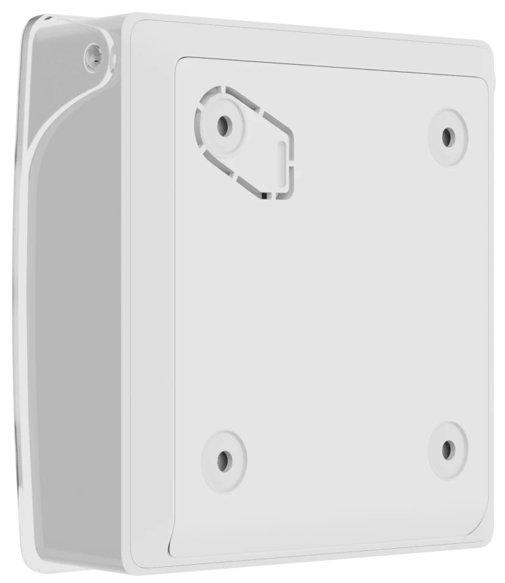 Бездротова програмована кнопка з механізмом скидання Ajax ManualCallPoint Jeweller White