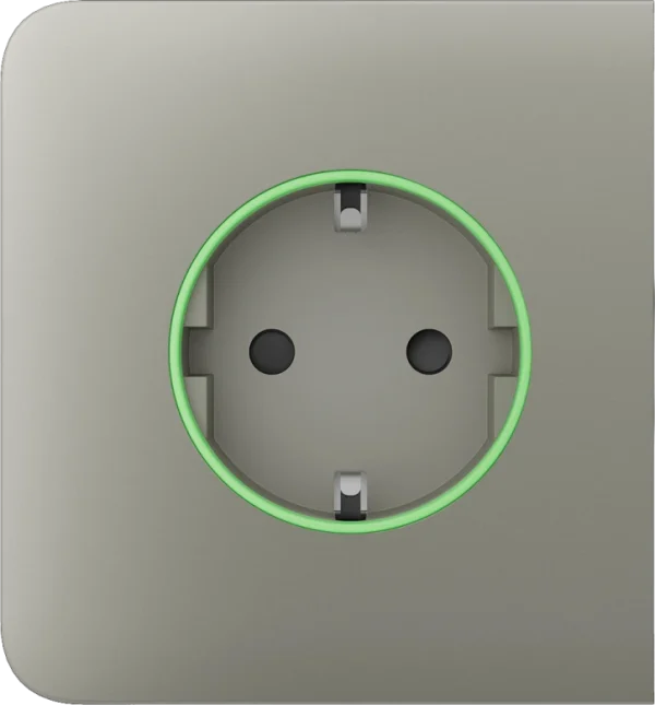 Бічна панель для вбудованої розетки Ajax SideCover (smart) Olive