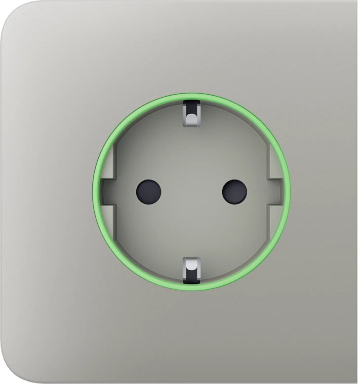 Бічна панель для вбудованої розетки Ajax SideCover (smart) Oyster