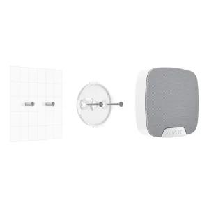 Кріпильна панель Ajax SmartBracket для HomeSiren Black