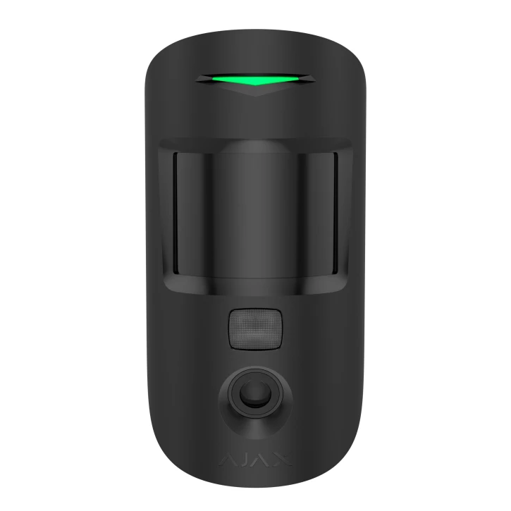 Бездротовий ІЧ датчик руху з розширеними можливостями фотоверифікації тривог Ajax Superior MotionCam HD (PhOD) Jeweller Black (118275.309.BL1)