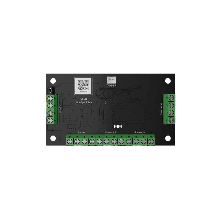 Модуль для розгалуження лінії Fibra на чотири лінії Ajax LineSplit Fibra
