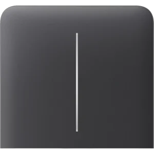 Бічна кнопка для двоклавішного вимикача Ajax SideButton (2-gang) vertical Graphite