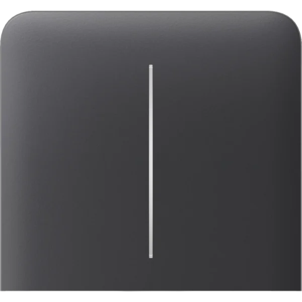 Бічна кнопка для двоклавішного вимикача Ajax SideButton (2-gang) vertical Graphite