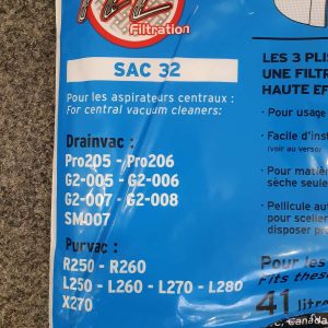 Мішки Drainvac SAC-32 для G2007/SUMMUM