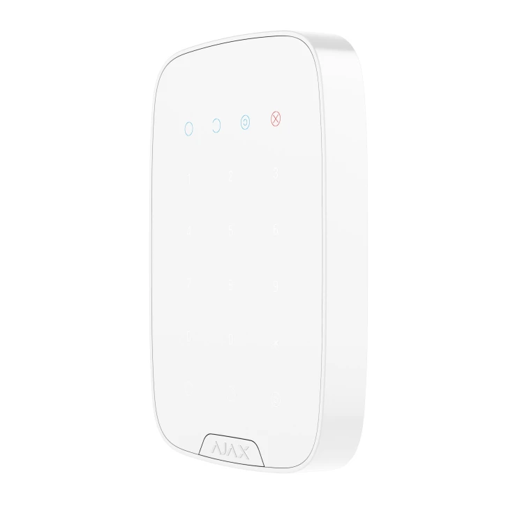Бездротова сенсорна клавіатура Ajax KeyPad S Plus White