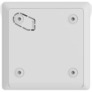 Бездротова програмована кнопка з механізмом скидання Ajax ManualCallPoint Jeweller White