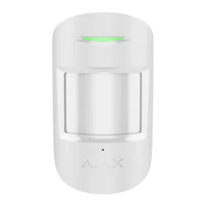 Бездротовий комбінований датчик руху і розбиття скла Ajax CombiProtect S White