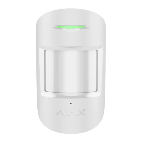 Бездротовий комбінований датчик руху і розбиття скла Ajax CombiProtect S White