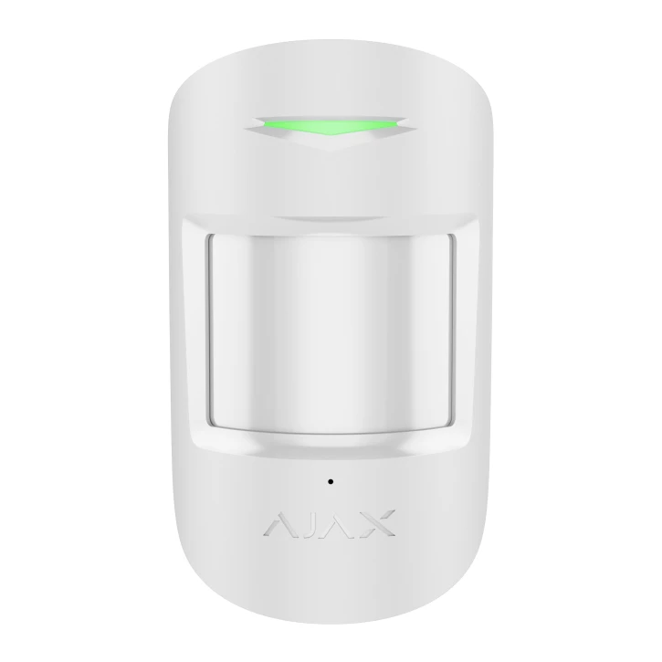 Бездротовий комбінований датчик руху і розбиття скла Ajax CombiProtect S White