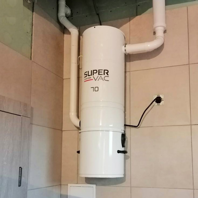 Вбудований пілосос Supervac 60