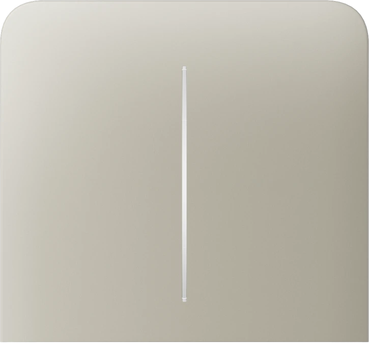 Бічна кнопка для двоклавішного вимикача Ajax SideButton (2-gang) vertical Ivory