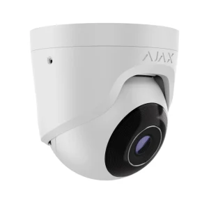 Дротова охоронна IP-камера Ajax TurretCam (8 Mp/4 mm) White
