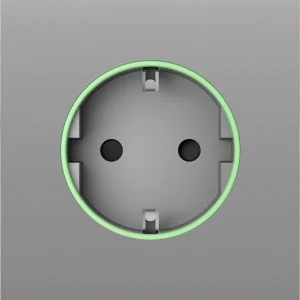 Центральна панель для вбудованої розетки Ajax СenterCover (smart) Fog