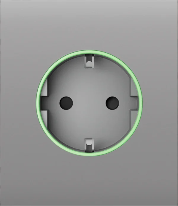 Центральна панель для вбудованої розетки Ajax СenterCover (smart) Fog