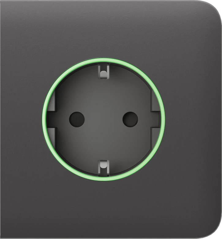 Бічна панель для вбудованої розетки Ajax SideCover (smart) Gray