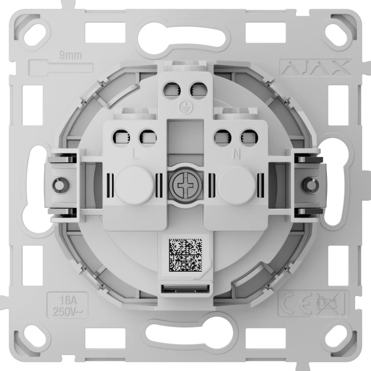 Реле для вбудованої розетки Ajax OutletCore (basic) vertical [type F]