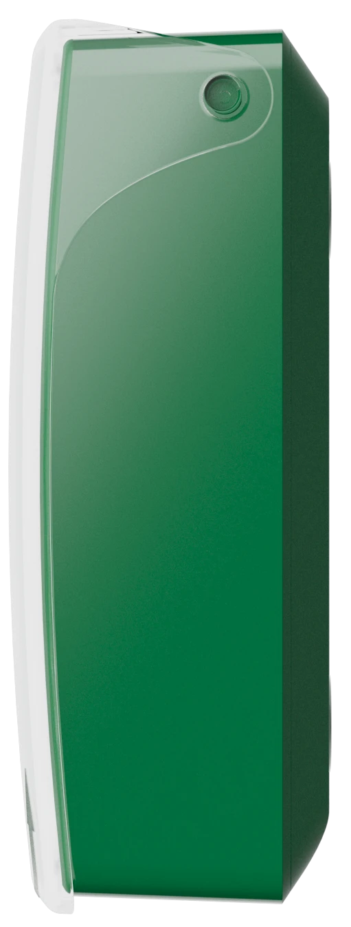 Бездротова програмована кнопка з механізмом скидання Ajax ManualCallPoint Jeweller Green