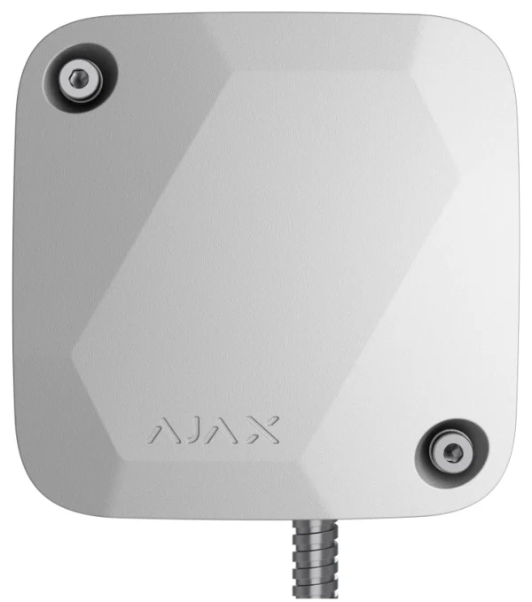Дротовий датчик вібрації з додатковим сенсором удару Ajax SeismoProtect G3 Fibra White (117737.269.WH1)