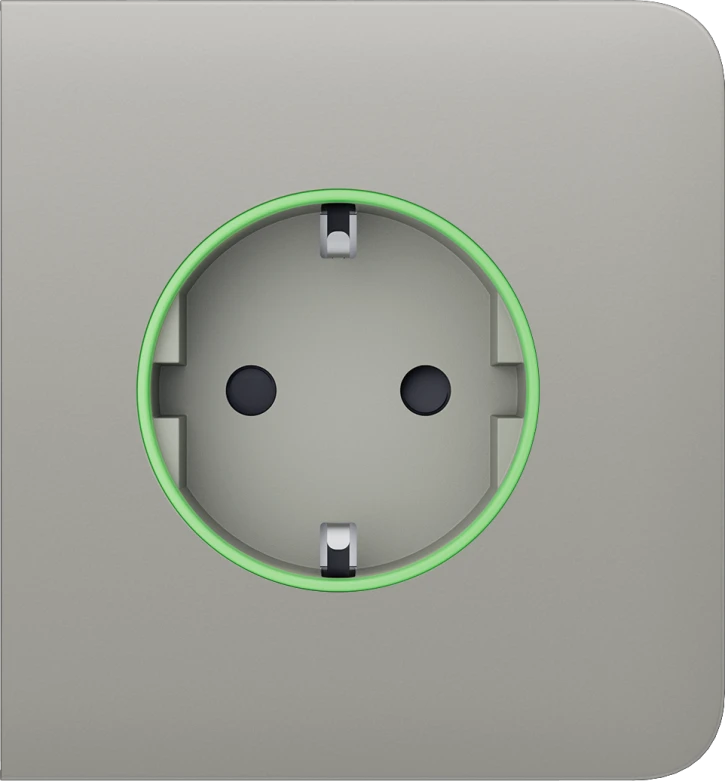 Бічна панель для вбудованої розетки Ajax SideCover (smart) Oyster