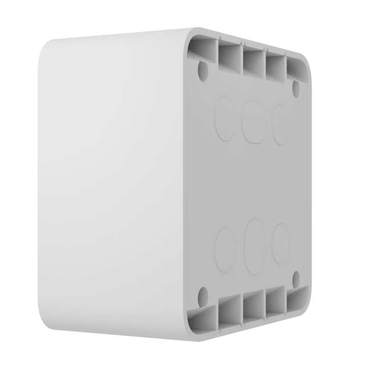 Коробка для зовнішнього монтажу Ajax SurfaceBox для пристрою LightSwitch чи Outlet White (107589.293.WH)