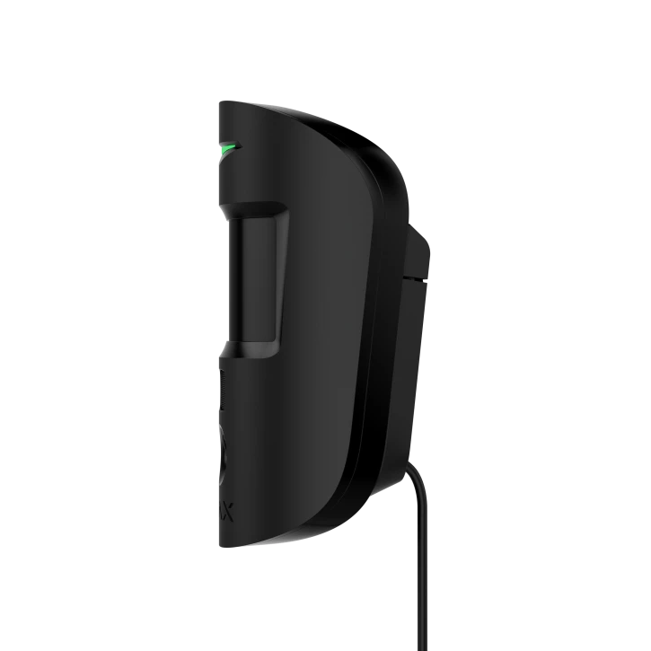 Дротовий датчик руху Ajax MotionCam Fibra (PhOD) з підтримкою фотоверифікації тривог, функцій «Фото за запитом» і «Фото за сценарієм» Black