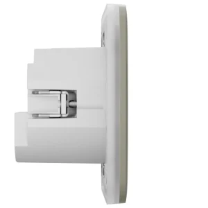 Розумна вбудована розетка з функцією моніторингу споживання електроенергії Ajax Outlet [type F] Jeweller Olive