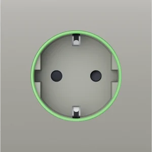 Центральна кнопка для одноклавішного вимикача Ajax CenterButton (1-gang) vertical Black