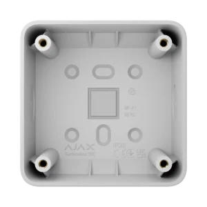 Коробка для зовнішнього монтажу Ajax SurfaceBox для пристрою LightSwitch чи Outlet White (107589.293.WH)