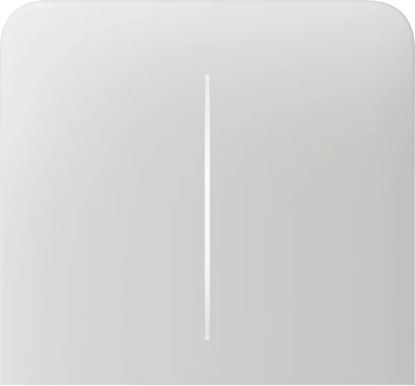 Бічна кнопка для двоклавішного вимикача Ajax SideButton (2-gang) vertical White