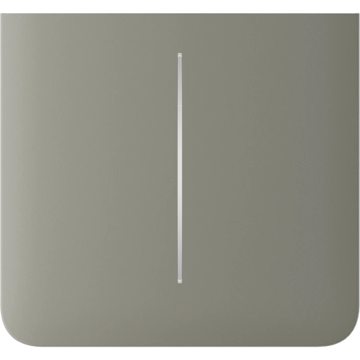 Бічна кнопка для двоклавішного вимикача Ajax SideButton (2-gang) vertical Olive