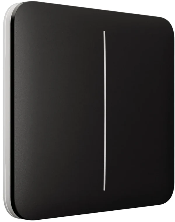 Вимикач Ajax LightSwitch 2-клавішний Black