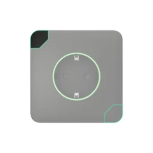 Розумна вбудована розетка з функцією моніторингу споживання електроенергії Ajax Outlet [type F] Jeweller Ivory