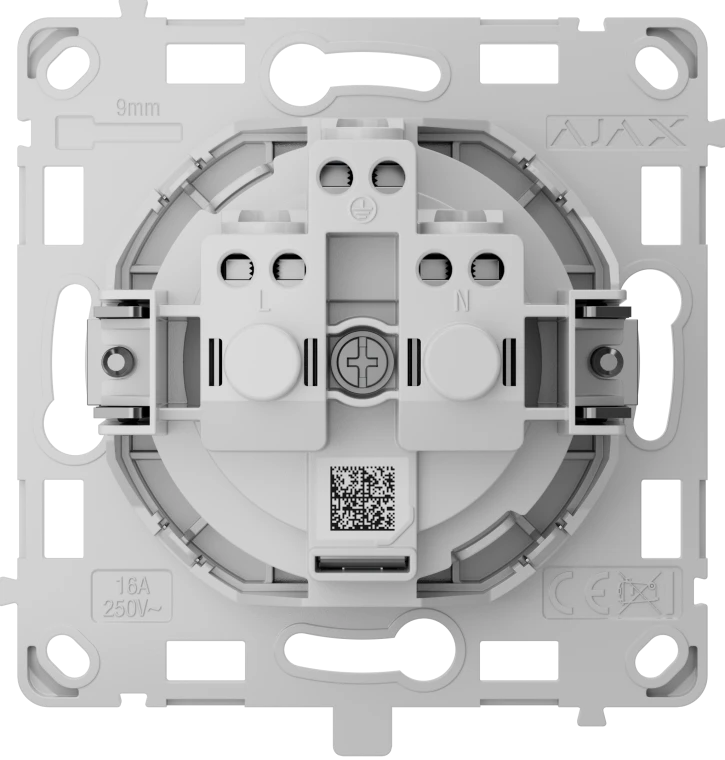 Реле для вбудованої розетки Ajax OutletCore (basic) [type F]